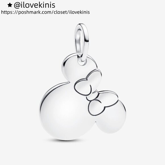 Pandora Disney Minnie Mouse Engravable Dangle Charm - Picture 1 of 7